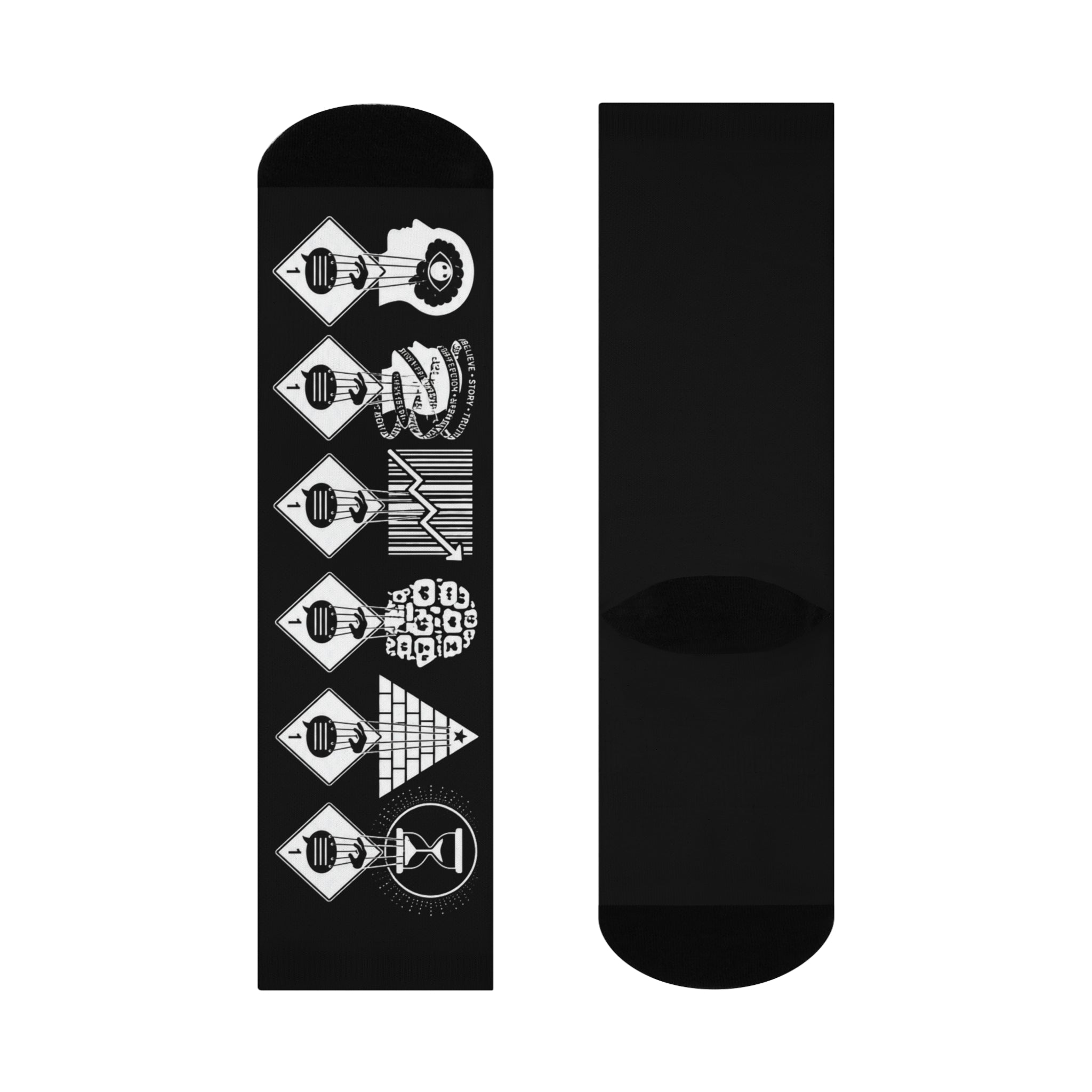 CONTROL TEXT SOCKS - FOUNDATIONAL SUPPORT