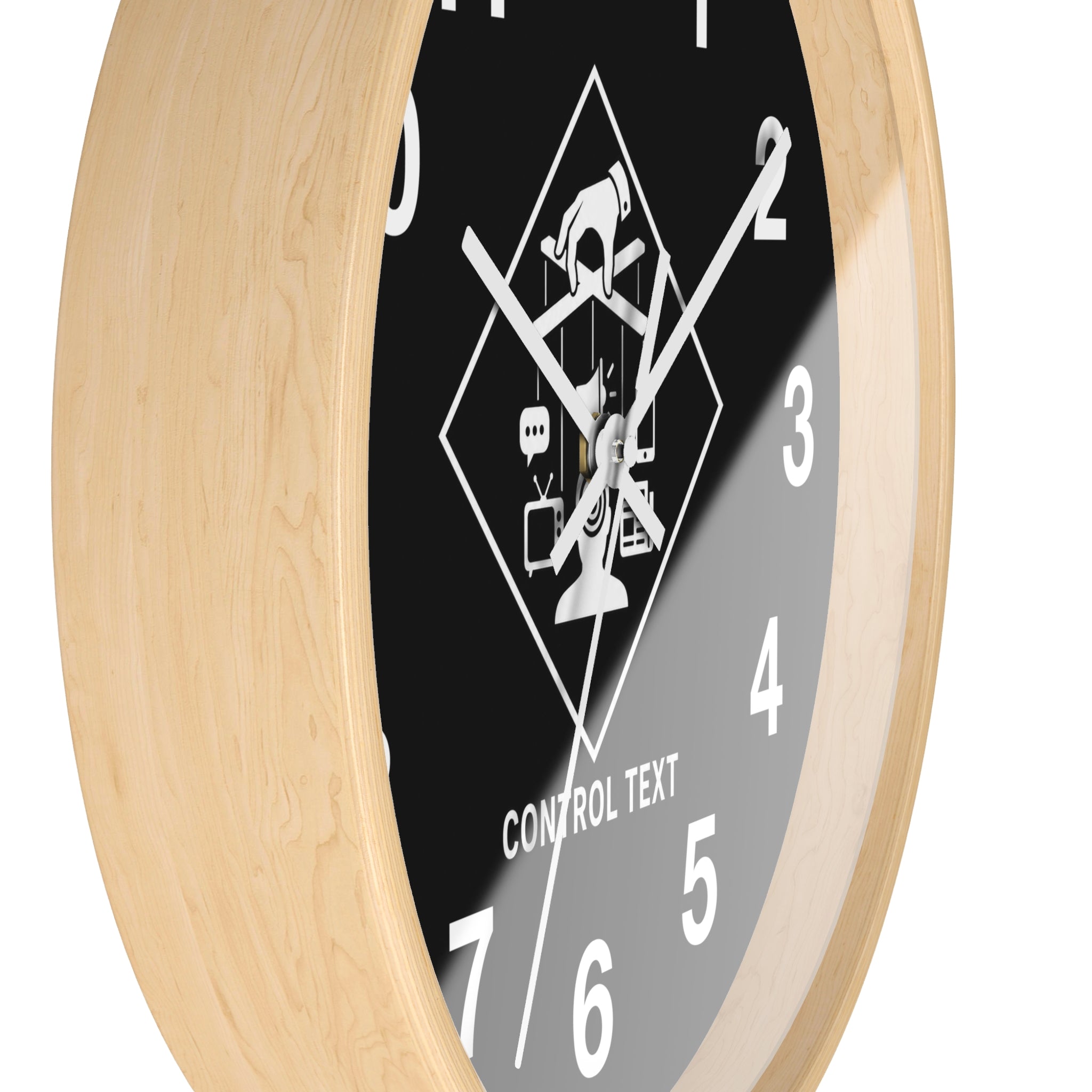 CONTROL TEXT CLOCK -