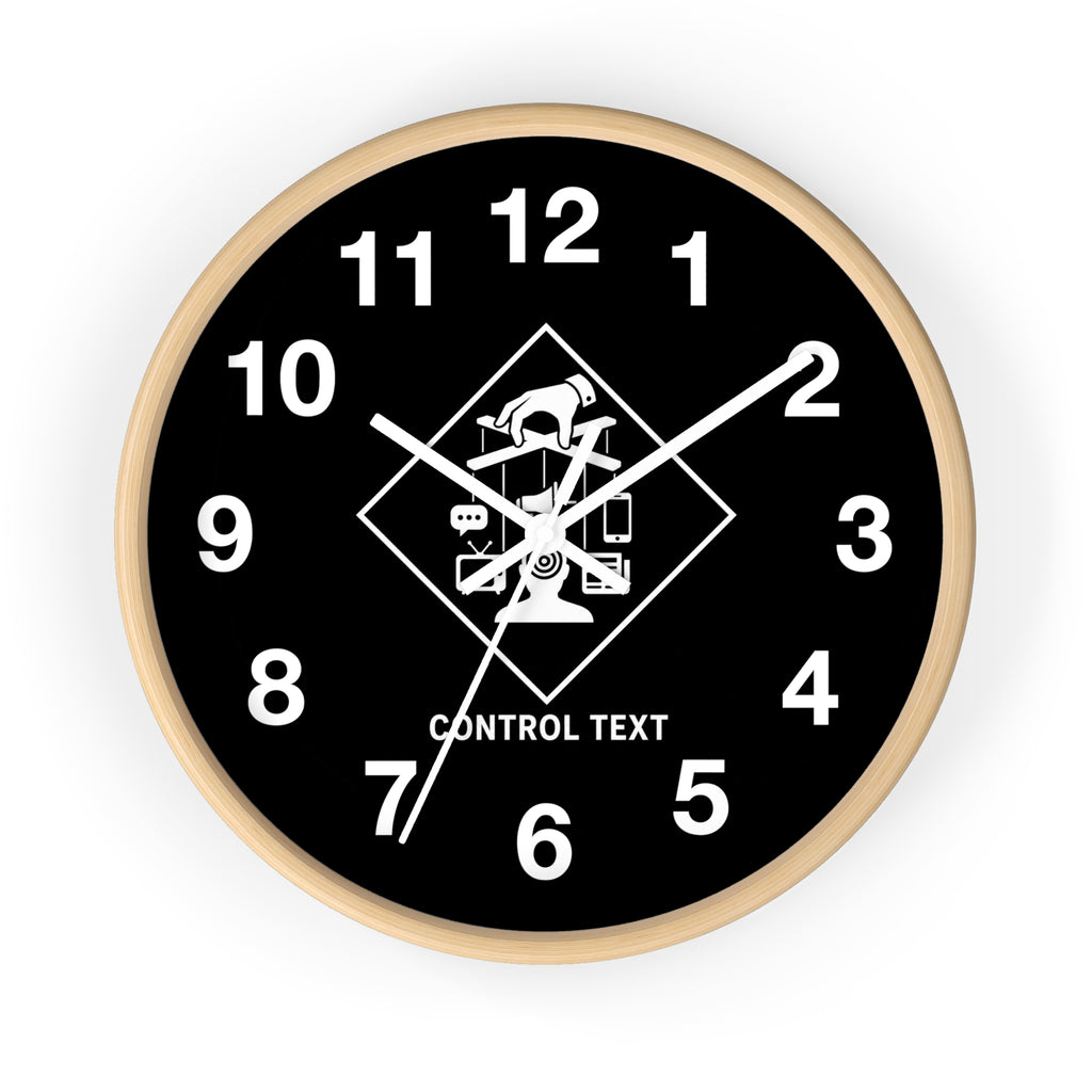CONTROL TEXT CLOCK -