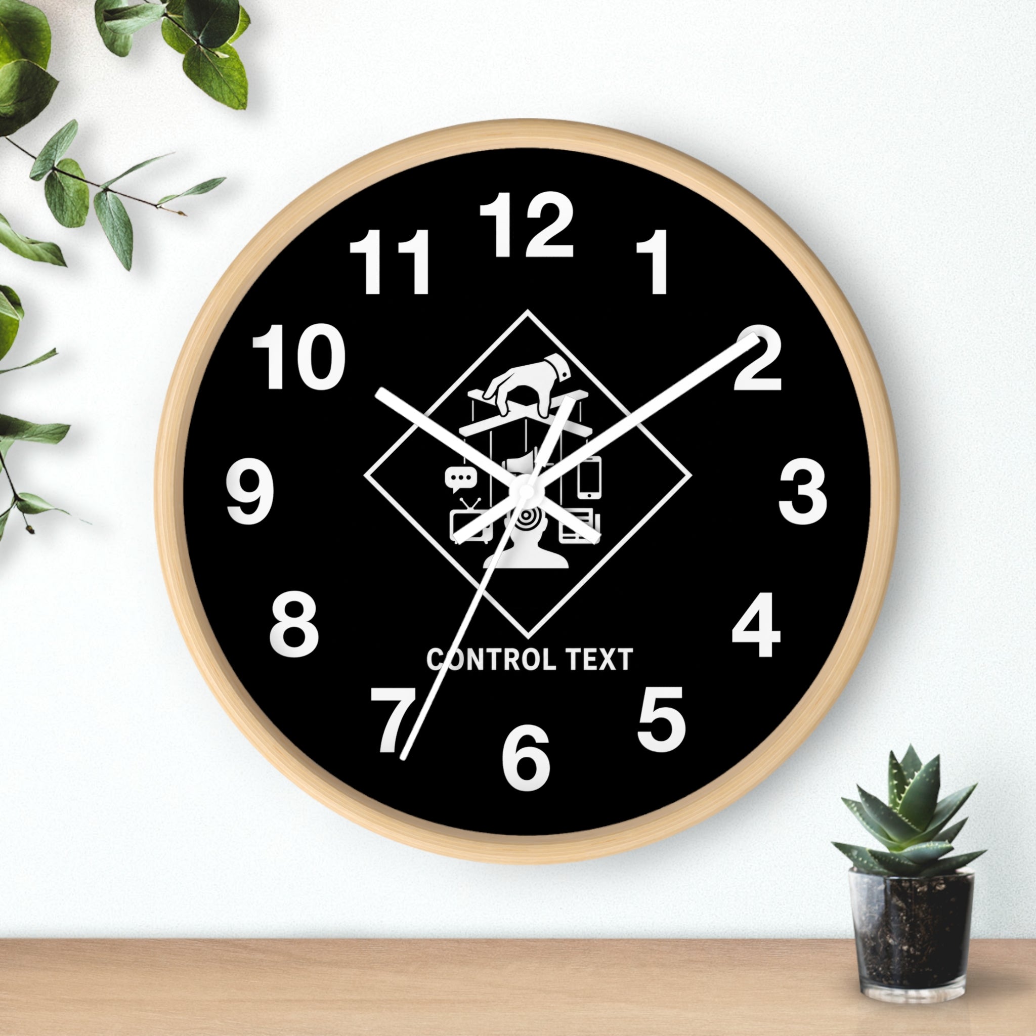 CONTROL TEXT CLOCK -